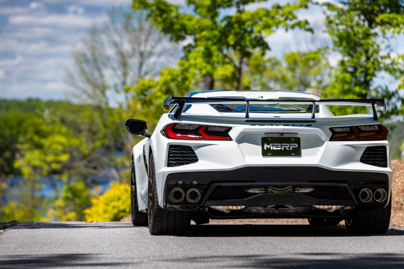 MBRP Corvette C8 3in Active Cat Back Quad Split Rear Exit Exhaust