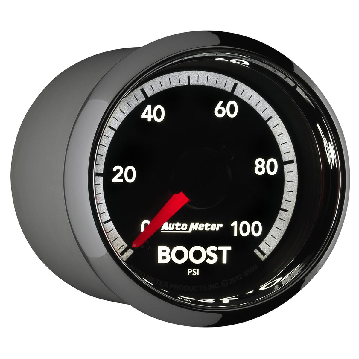 AutoMeter 8509 Factory Match 52.4mm Mechanical 0-100 PSI Boost Gauge for Gen 4 Dodge