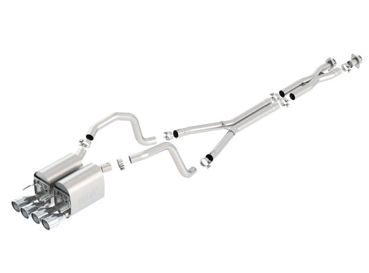 Borla 140452 05-08 Chevrolet Corvette Coupe/Conv 6.0L/6.2L 8cyl 4spd/6spd RWD inS-Type IIin Catback Exhaust - #140452