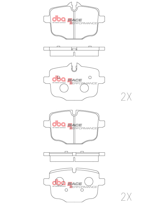 DBA 2020+ BMW M3/M4 Competition (G80/G82) Rear RP Performance Brake Pads