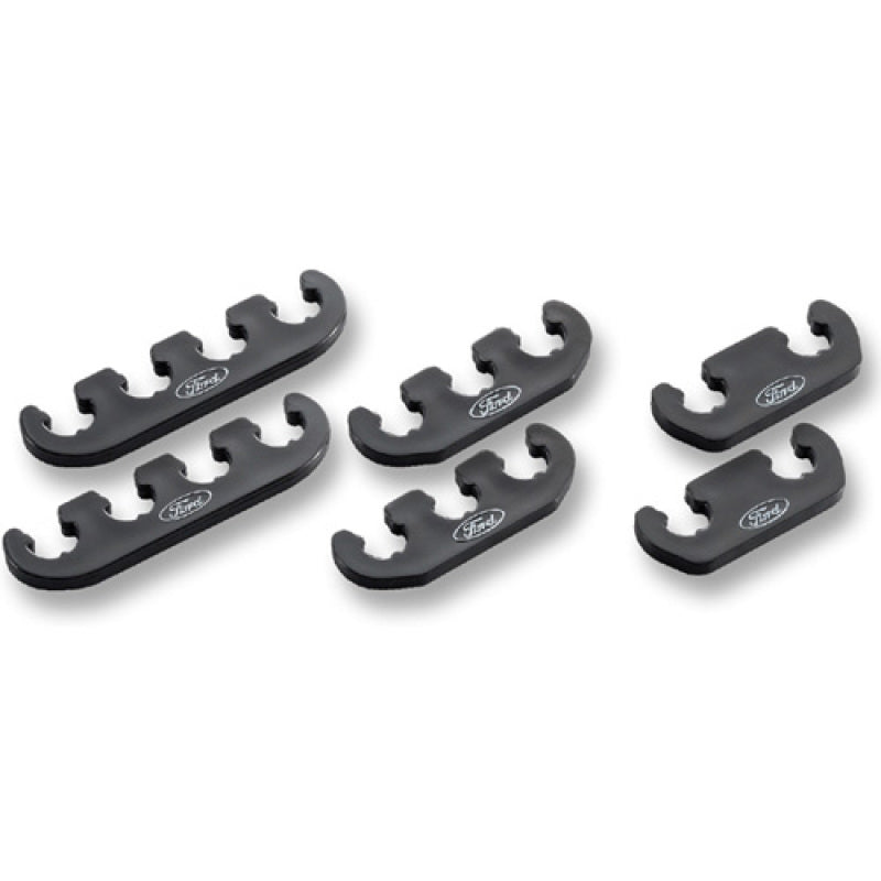 Ford Racing Wire Dividers 4 to 3 to 2 - Black with White Ford Logo
