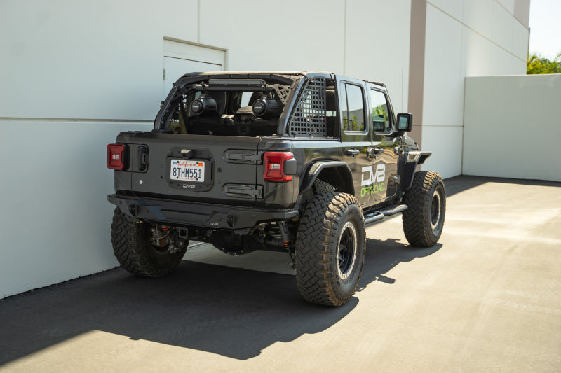 DV8 Offroad 18-23 Jeep Wrangler JL 4 Door Body/Pinch Weld Mounted Step - #SRJL-08