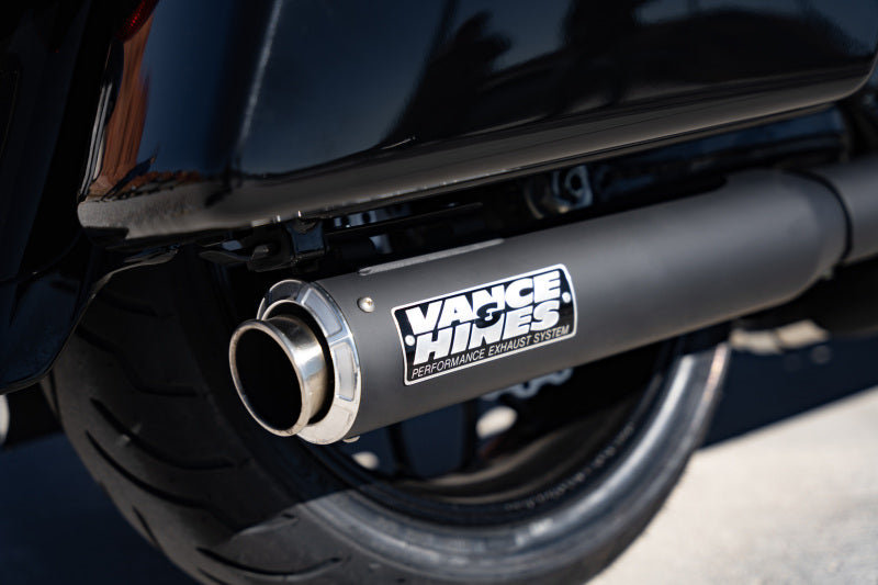 Vance & Hines 46721 Supersport Slip-On Black for 2017-2026 Harley-Davidson Touring