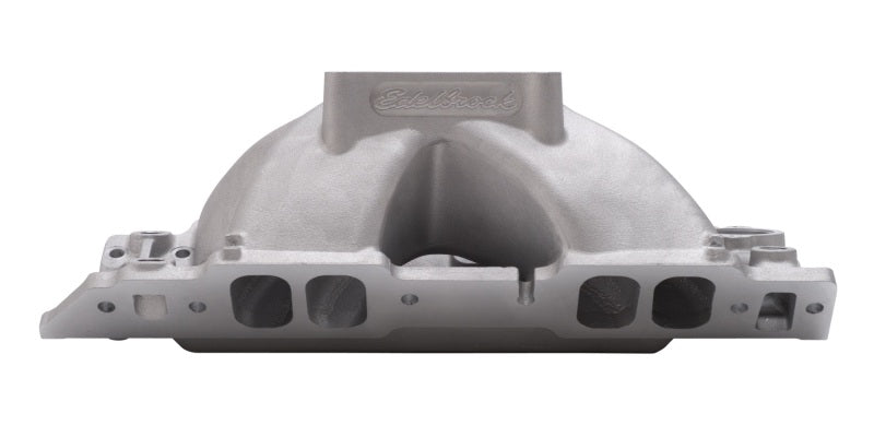 Edelbrock 2896 Manifold BBC Short Deck Super Victor 565 Conventional Rectangular Port Heads