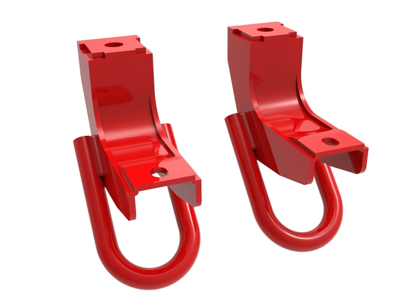 aFe Front Tow Hook Red 2022 Toyota Tundra 3.5L V6 - #450-72T001-R