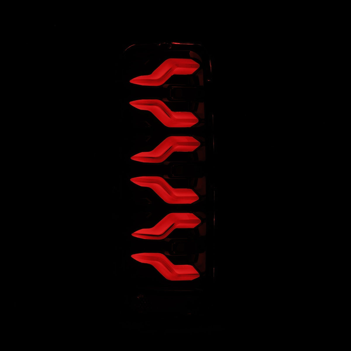 AlphaRex 658006 87-96 Ford Bronco/F-150 Luxx-Series LED Tail Lights - Alpha-Black