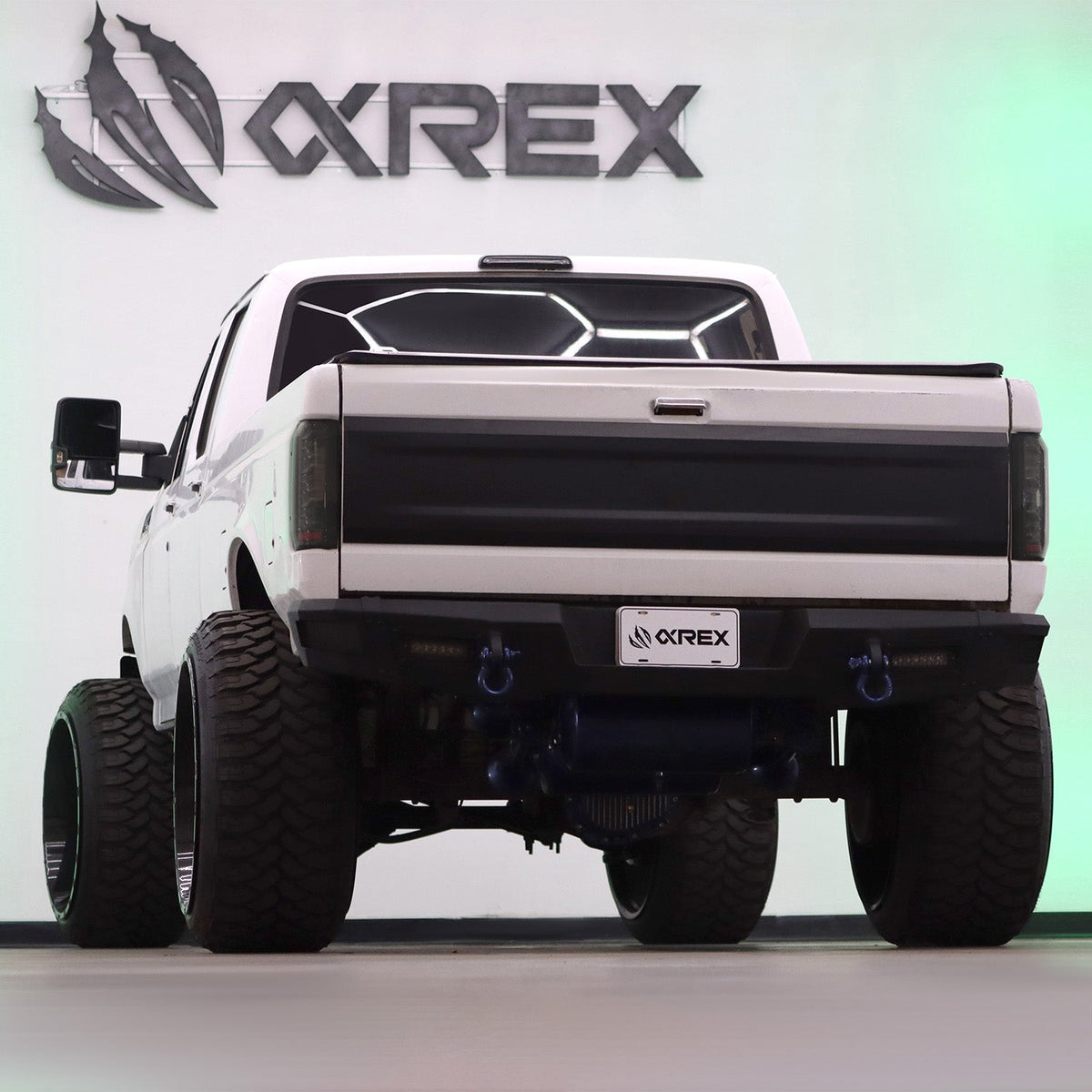 AlphaRex 658005 87-96 Ford Bronco/F-150 Luxx-Series LED Tail Lights - Black
