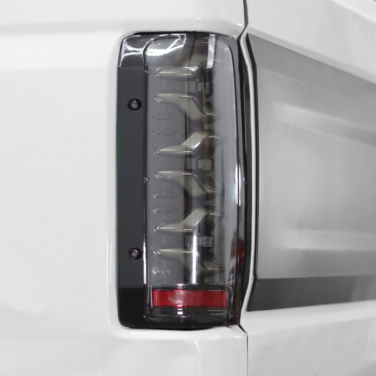 AlphaRex 658005 87-96 Ford Bronco/F-150 Luxx-Series LED Tail Lights - Black