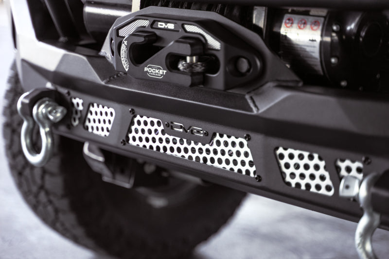 DV8 Offroad 07-18 Jeep Wrangler JK / 18-23 Wrangler JL / 20-23 Gladiator JT MTO Series Front Bumper - #FBJL-12