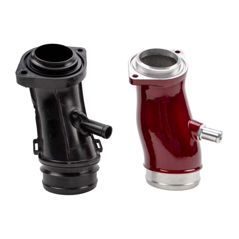 Wehrli Custom Fabrication WCF100775-GRY High Flow Intake Horn WCFab Grey for 2017-2026 Chevrolet Silverado / GMC Sierra 2500 HD / 3500 HD 6.6L L5P Duramax