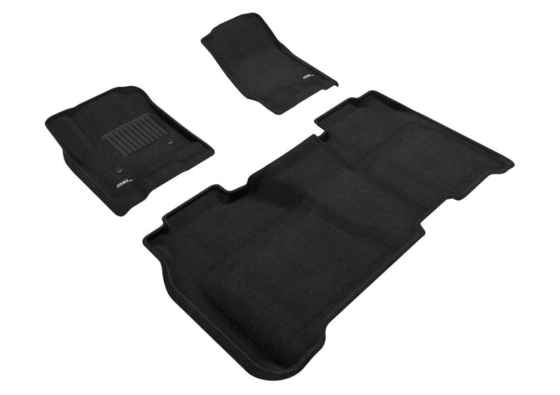 3D MAXpider Elegant Front & Rear Floor Mats for 2015-2019 GMC Sierra 1500/Sierra 2500 HD/Sierra 3500 HD