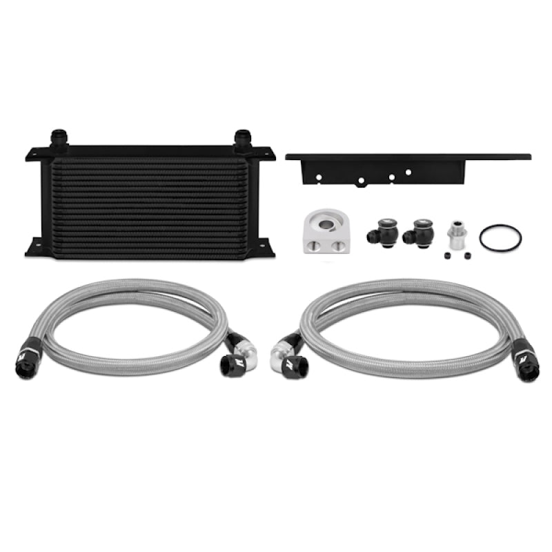 Mishimoto 03-09 Nissan 350Z / 03-07 Infiniti G35 (Coupe Only) Oil Cooler Kit - Black - #MMOC-350Z-03BK