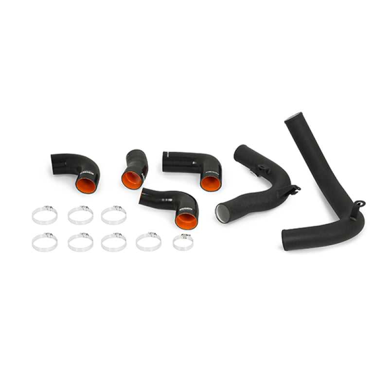 Mishimoto 2015+ Volkswagen MK7 GTI / Golf R Intercooler Pipe Kit Wrinkle Black - #MMICP-MK7-15KWBK