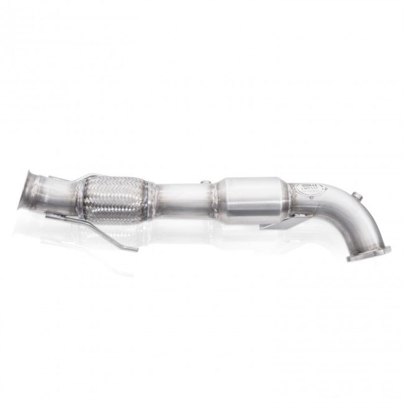 Stainless Works for 2016-2018 Ford Focus RS 3in High-Flow Cats Downpipe Factory Connect