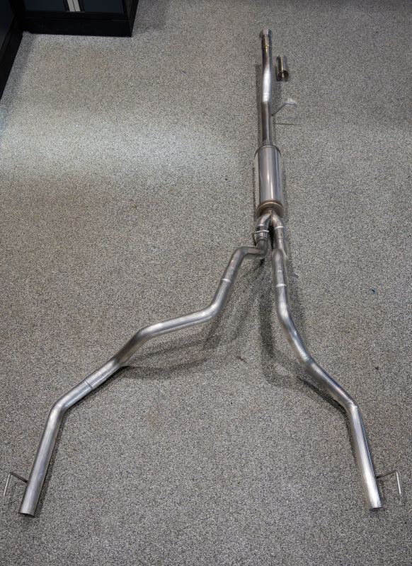 MBRP Suburban XL 5.3L 3in AL 2.5in Dual Split Carbon Fiber Cat-back