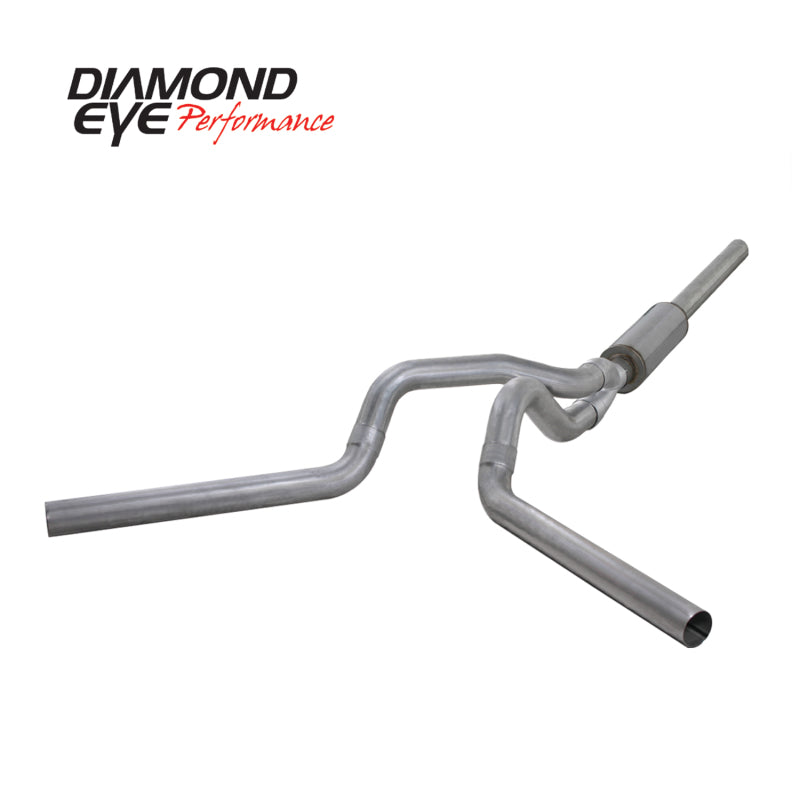 Diamond Eye K4236A-RP 4in Cat-Back Exhaust Muffler Replacement Pipe - 2004-2007 Dodge Ram 2500/3500 | Aluminized