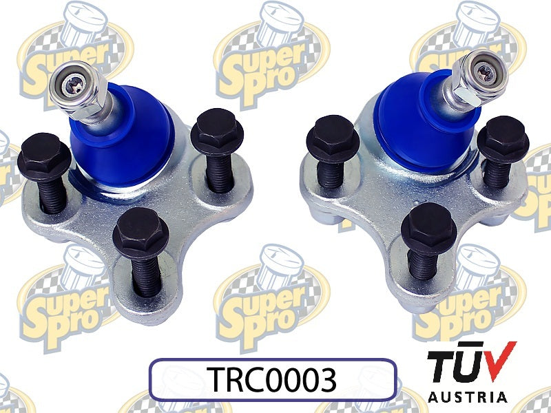 SuperPro Front Camber Adjustable Roll Center & Bump Steer Correcting Ball Joint Set MK5/MK6