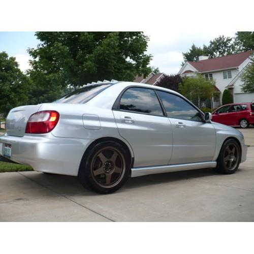 BLOX Racing 2002-2007 Subaru WRX Vortex Generator - ABS Black BXPP-26003