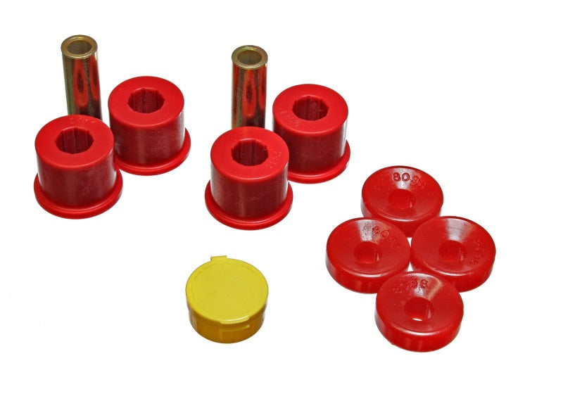 Energy Suspension for 99-00 Honda Civic Si Red Front Shock Bushing Set 16.8111R