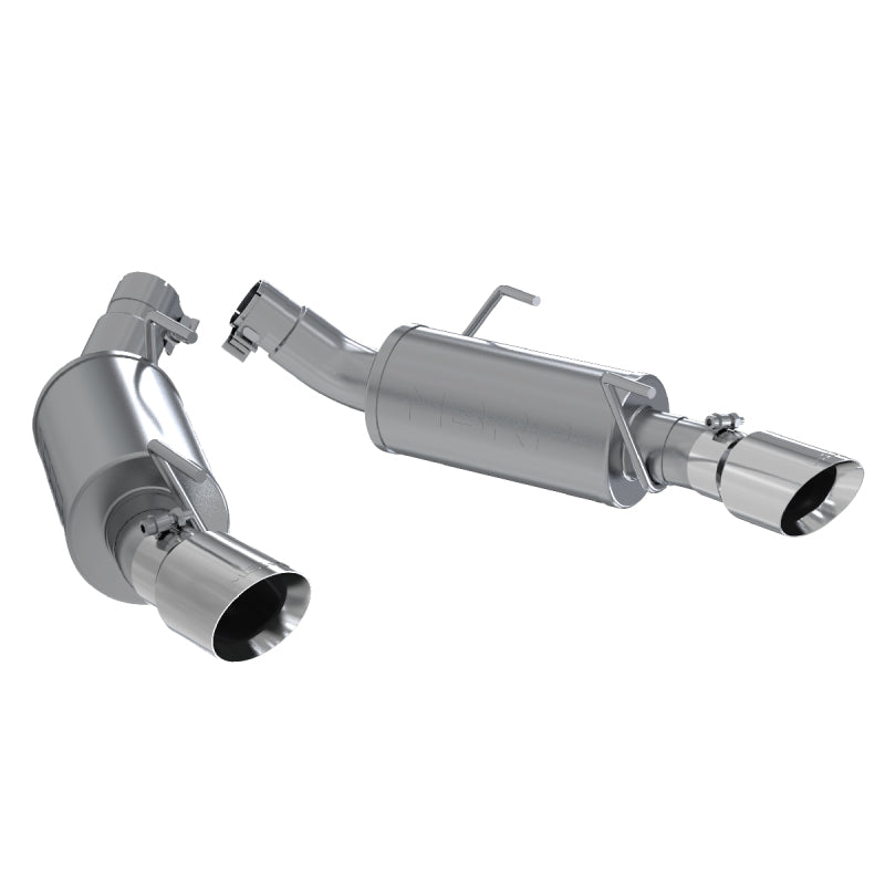 MBRP S7200AL Axle-Back Exhaust System - 2005-2010 Ford Mustang GT 4.6L / GT500 5.4L (Street) | Aluminized