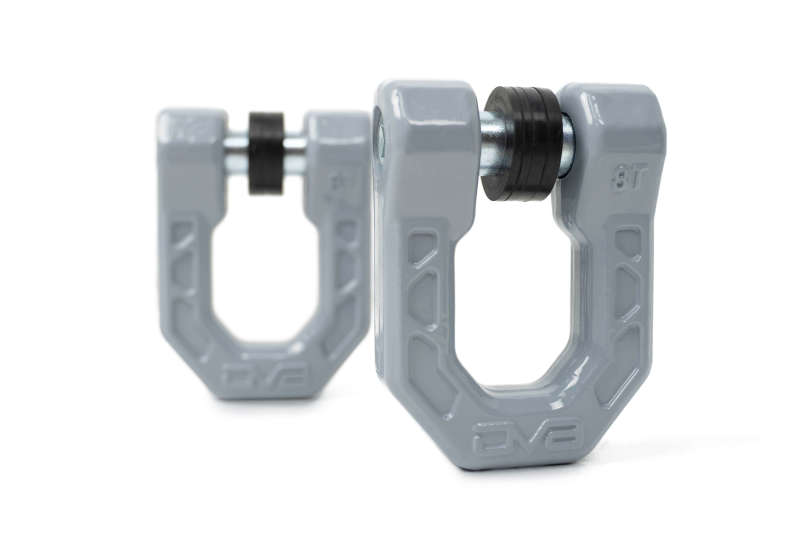 DV8 Offroad Elite Series D-Ring Shackles - Pair (Gray) - #UNSK-01GR