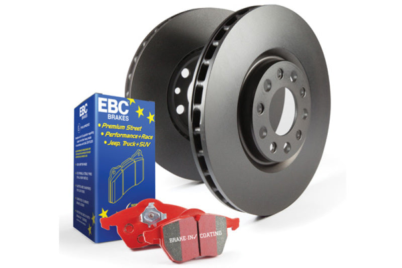 EBC 22-23 Subaru WRX S12 Rear Brake Kit Redstuff Pads RK Premium Rotors S12KR1655 (image of S12KR1523)