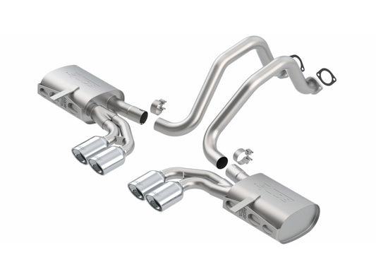 Borla 140427 97-04 Chevrolet Corvette 5.7L 8cyl S-Type SS Catback Exhaust - #140427