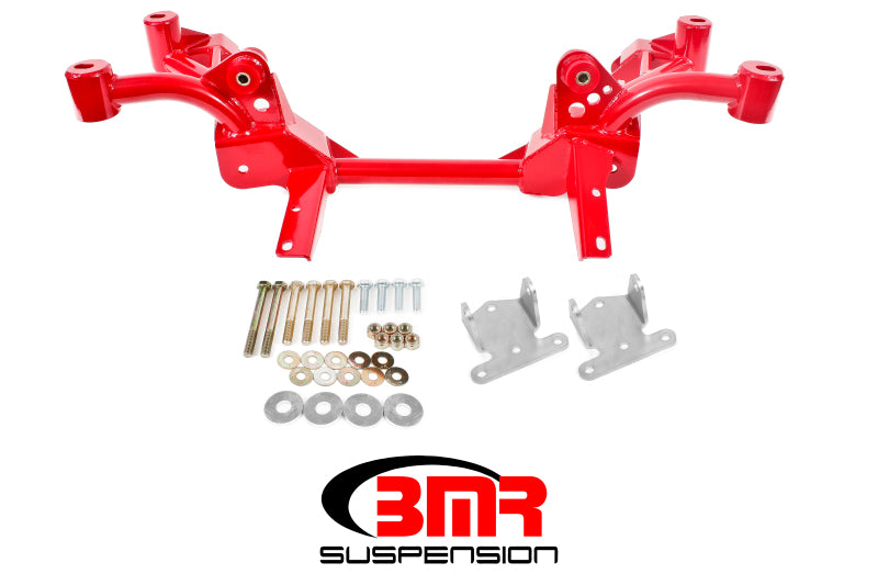 BMR 1982-1992 3rd Gen F-Body K-Member with SBC/BBC Motor Mounts and Pinto Rack Mounts - Red