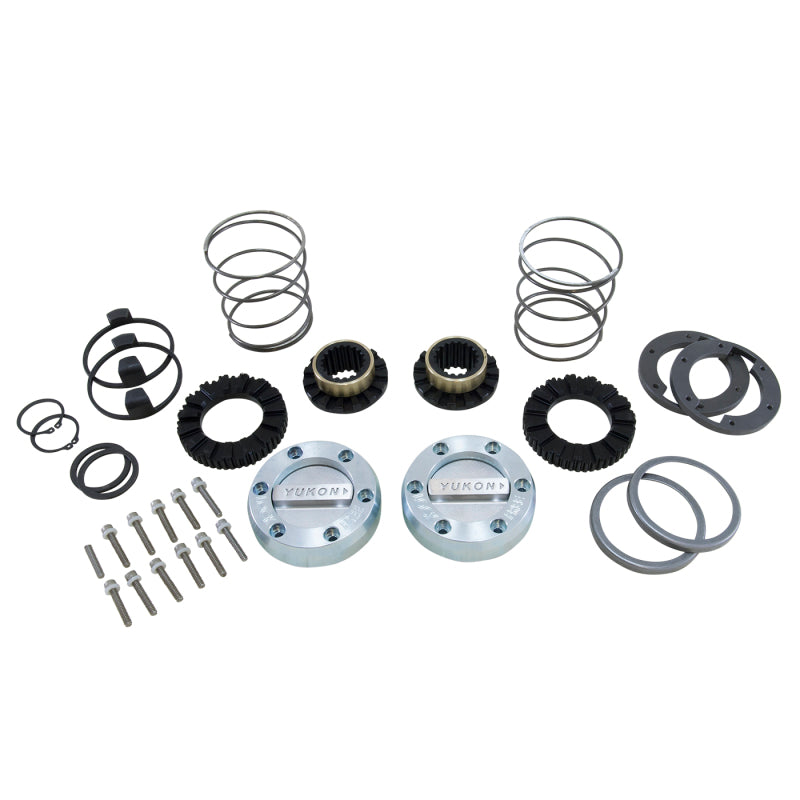 Yukon Gear & Axle YHC70006 Hardcore Locking Hub Set For Dana 44 / GM & Ford 1/2 & 3/4 Ton / 19 Spline