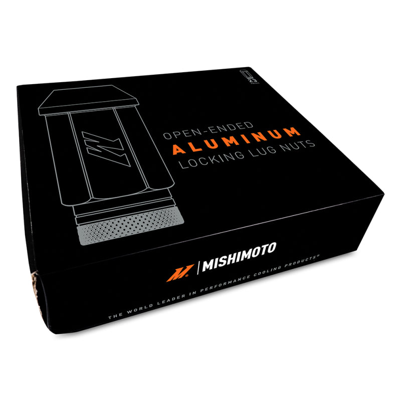 Mishimoto Aluminum Locking Lug Nuts 1/2 X 20 23pc Set Black - #MMLG-1220-23LBK