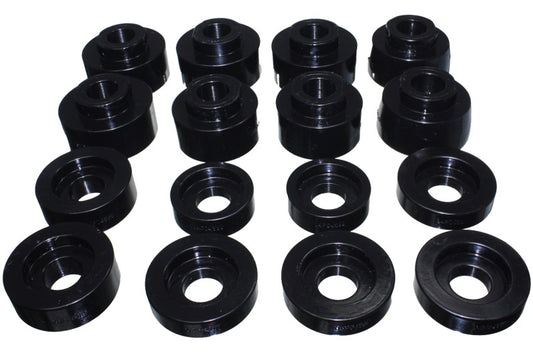 Energy Suspension for 2008-2016 Ford F-250/F-350/F-450 Black Body Mount Set 4.4124G