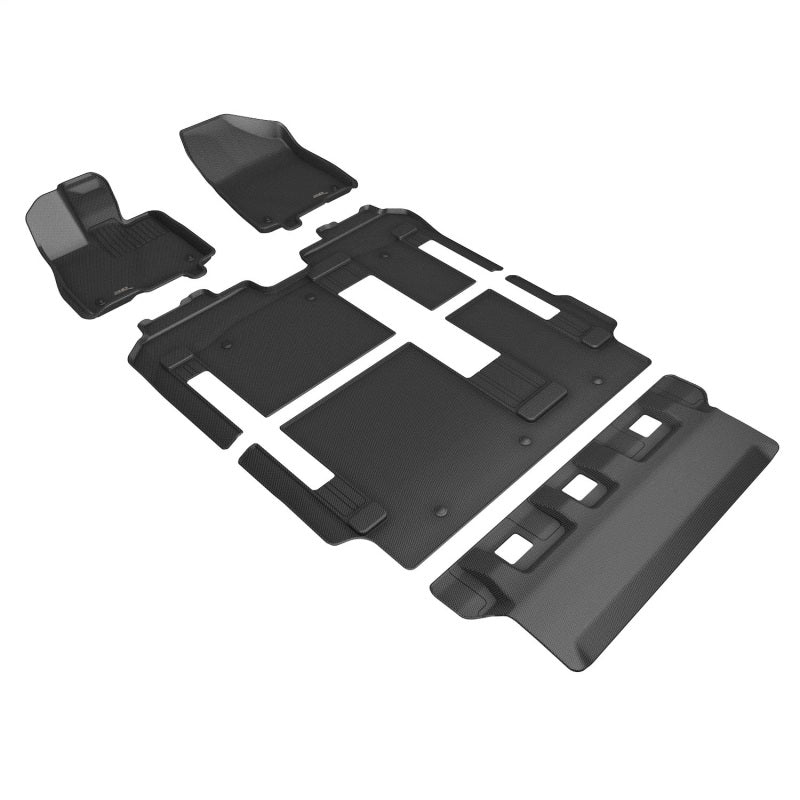 3D MAXpider Kagu 3rd Row Floor Mats for 2021-2024 Toyota Sienna