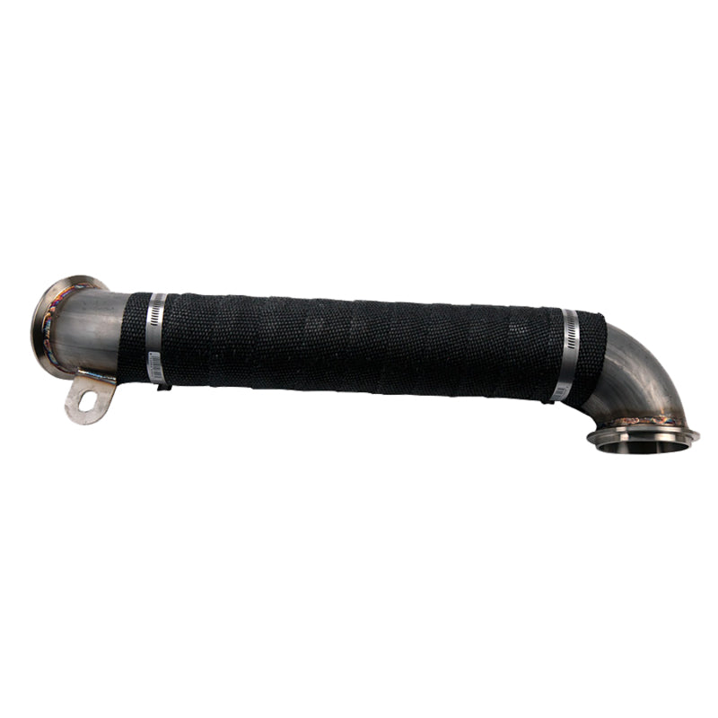 Wehrli Custom Fabrication WCF100703 3in Stainless Down Pipe for 2004.5-2010 Chevrolet Silverado / GMC Sierra 2500 HD / 3500 HD 6.6L LLY/LBZ/LMM Duramax