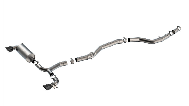 Borla 140826BC 20-25 Toyota GR Supra ATAK Cat-Back Exhaust System w/ Black Chrome Tips - #140826BC