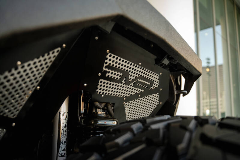 DV8 Offroad 2018+ Jeep Wrangler JL Front Inner Fenders - Black - #INFEND-03FB