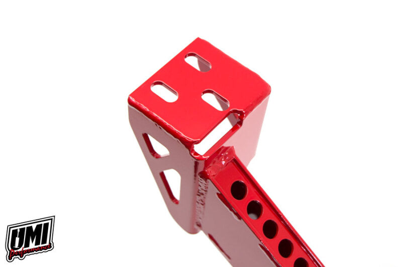 UMI Performance 2080-300-R Fabricated Watts Link 3in Axle Tubes Red