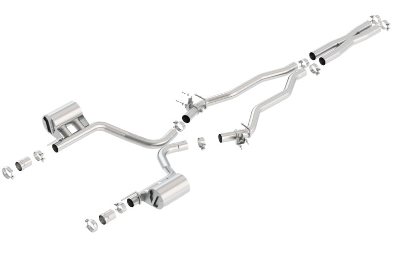 Borla 140641 2015 Dodge Challenger SRT/392 Hemi 6.4L V8 ATAK Catback Exhaust w/ Valves Factory Bezel - #140641