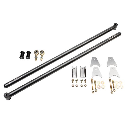 Wehrli Custom Fabrication WCF100854-RED RCLB/CCSB/ECSB 60in Traction Bar Kit WCFab Red for Ford / Dodge / Ram HD