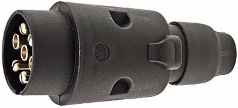 HELLA 001930003 7-Pole Trailer Plug 12V Plastic Housing