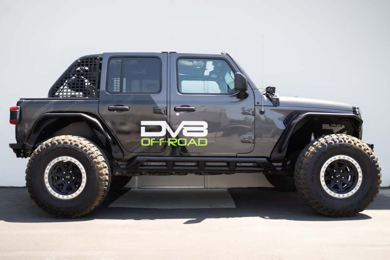 DV8 Offroad 18-23 Jeep Wrangler JL 4 Door FS-15 Series Rock Sliders - #SRJL-07