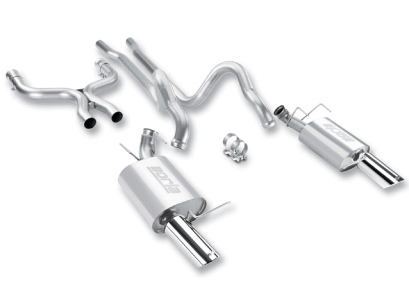 Borla 140372 2011-2012 Mustang GT 5.0L 8cyl 6spd RWD Aggressive ATAK Catback Exhaust - #140372
