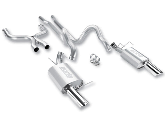 Borla 140372 2011-2012 Mustang GT 5.0L 8cyl 6spd RWD Aggressive ATAK Catback Exhaust - #140372