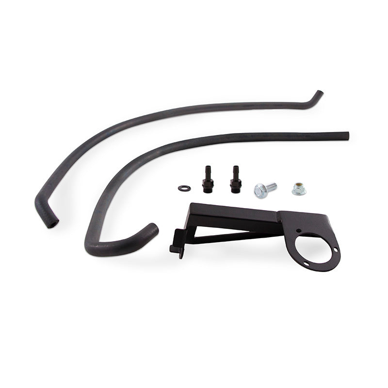 Mishimoto 2013+ Ford Focus ST Baffled Oil Catch Can Kit - Black - #MMBCC-FOST-13PBE2
