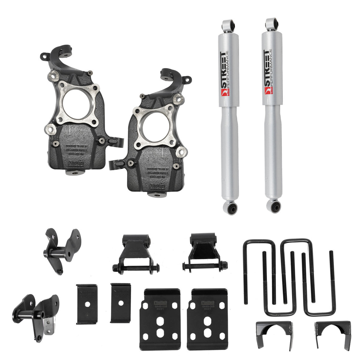 Belltech 2021+ for Ford F-150 2WD Lowering Kit w/Street Performance Shocks