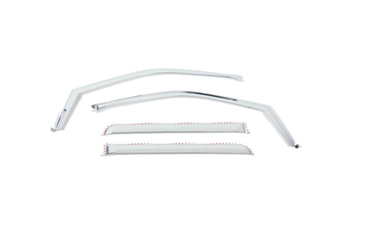 Putco for 2017-2020 Ford Super Duty - Crew Cab (Set of 4) Element Chrome Window Visors