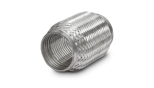 Vibrant SS Turbo FLEX Coupling with Interlock Liner 3.5in inlet/outlet x 8in
