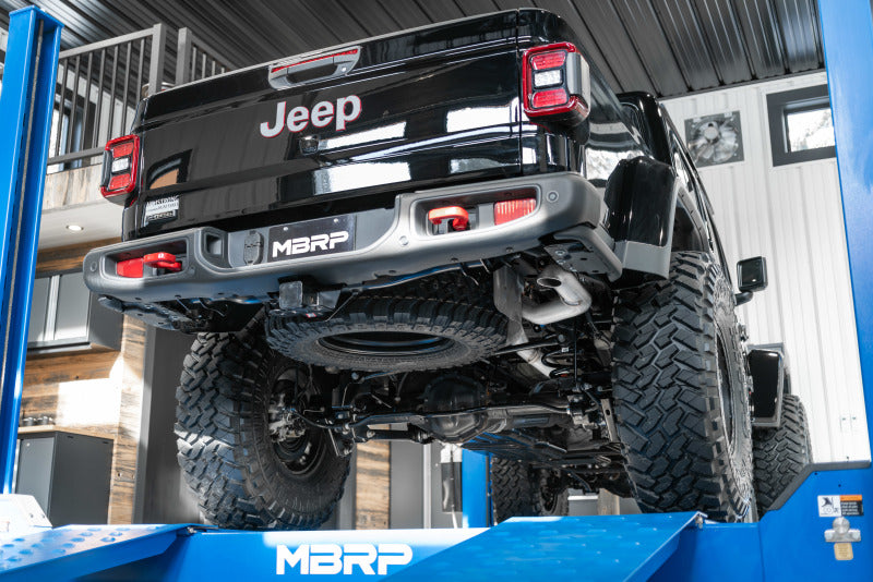 MBRP S6502409 2021+ JEEP Gladiator JT 3.0L EcoDiesel XP Series T304SS 3in Filter Back w/ Rear Turn Down - #S6502409