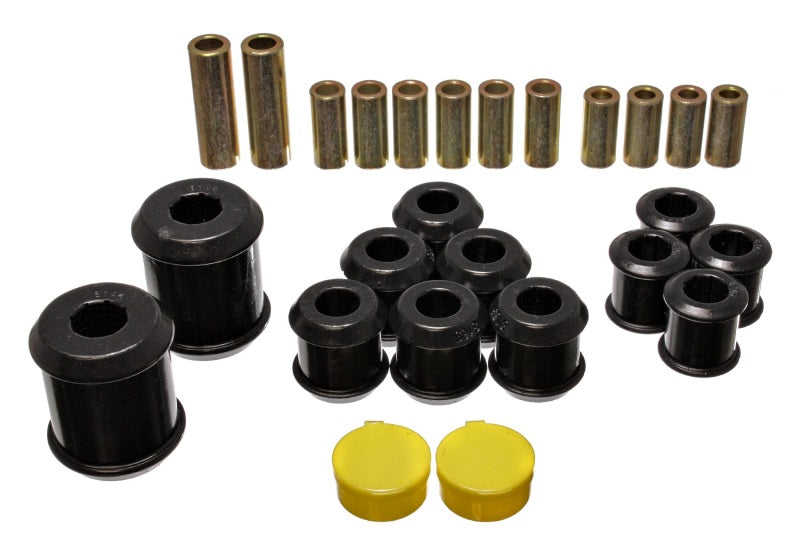 Energy Suspension for 95-99 Eclipse FWD Black Rear Arm Bushing Set 5.3119G