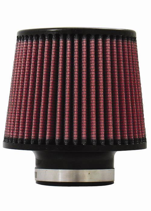 Injen High Performance Air Filter - 2.75 Black Filter 6 Base / 5 Tall / 5 Top - #X-1013-BR