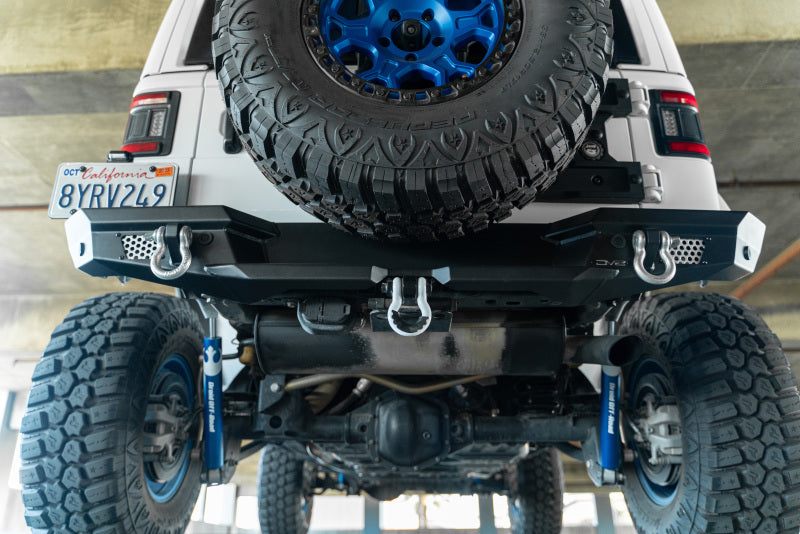 DV8 Offroad 2018 Jeep Wrangler JL MTO Series Rear Bumper w/ Optional Tire Carrier - #RBJL-13